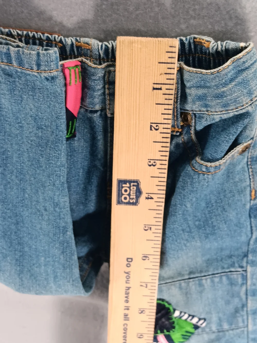 Ralph Lauren Dungarees Jeans Size 18 Months Baby Boys Girls Patches Y2K 90s Rare